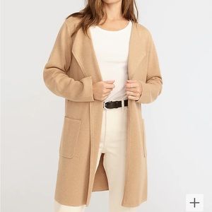 Juliette collarless sweater-blazer